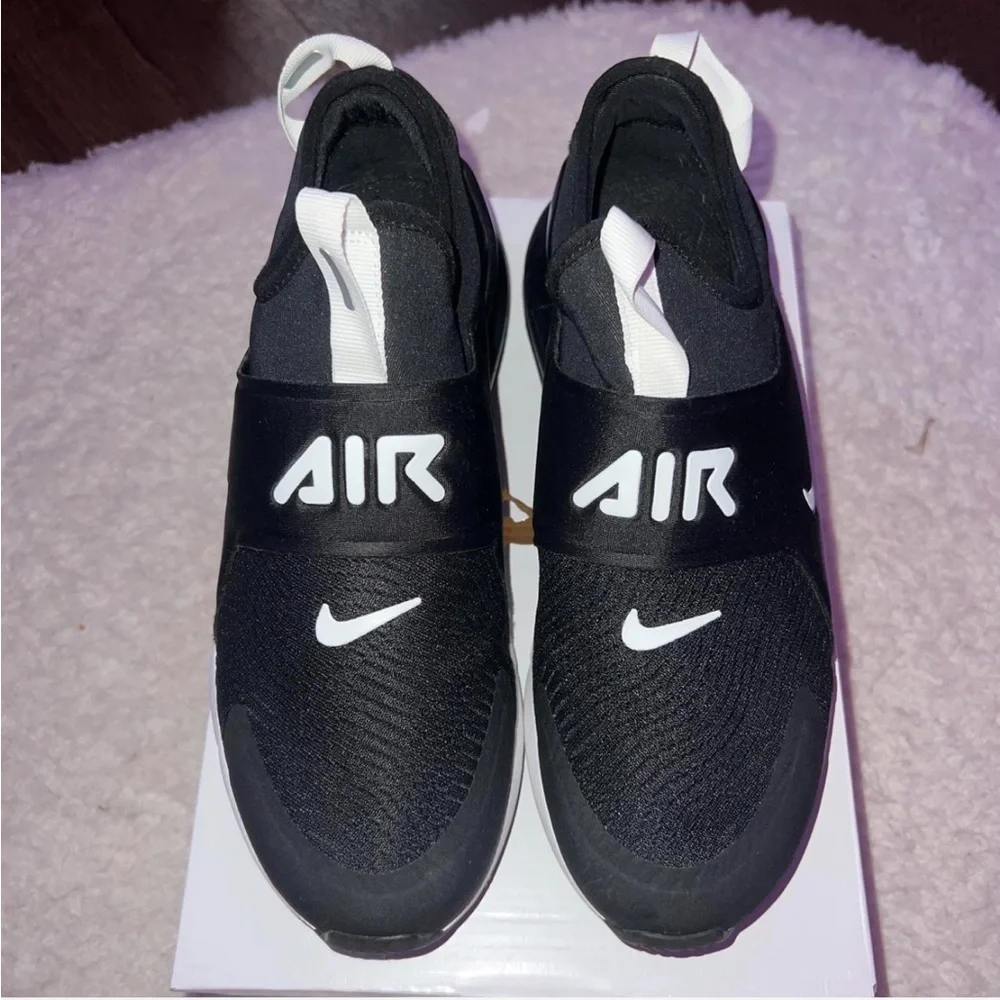 Nike Kids Black and White Athletic Sneakers - Picture 2 of 6